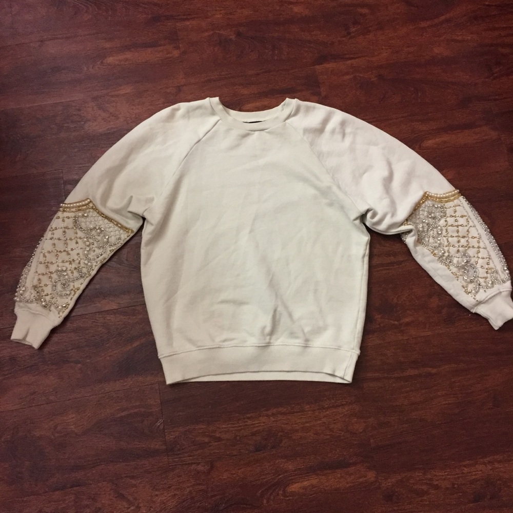 Zara Beaded Sweater